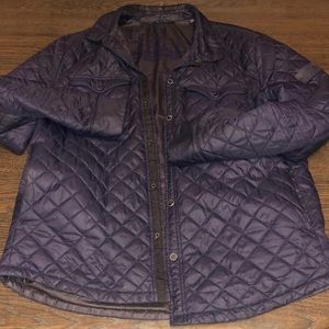 SuperDry Fuji diamond quilted jacket (midnight)